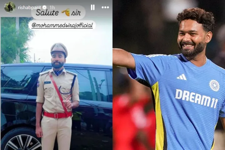 Rishabh Pant's Shoutout to 'DSP' Mohammad Siraj