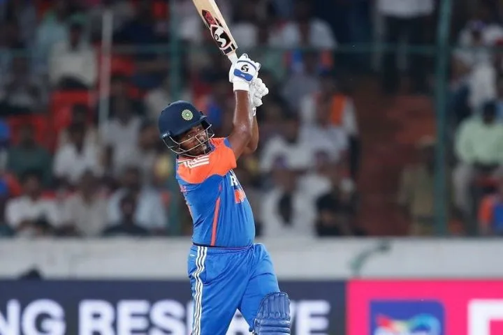 Sanju Samson Blitzes 30 Runs in an Over with Five Massive Sixes