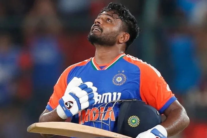 Sanju Samson Hits Maiden T20I Century, Becomes 2nd Fastest Indian