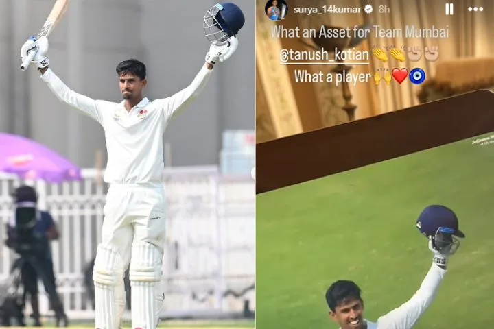 Suryakumar Yadav Praises Tanush Kotian's Irani Cup Heroics