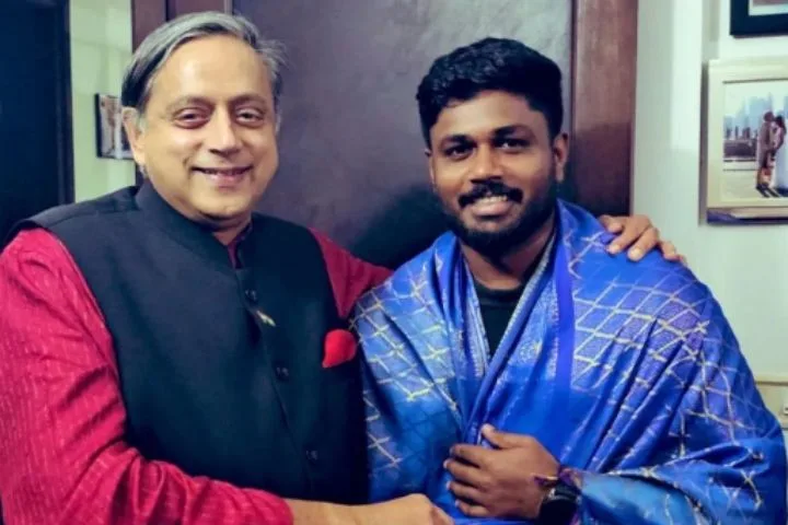 Tharoor Praises Sanju Samson's Century vs Bangladesh