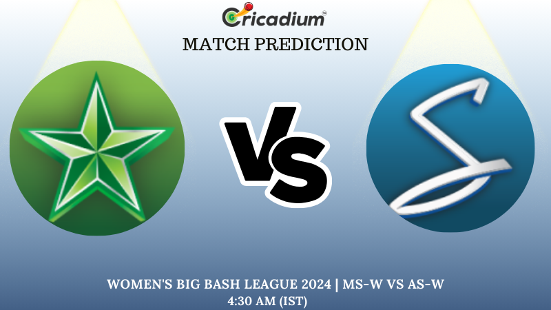 MS-W vs AS-W Match Prediction 39th T20I WBBL 2024