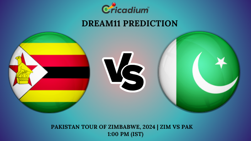 Zim vs Pak Dream11 Prediction 1st ODI Pakistan tour of Zimbabwe, 2024