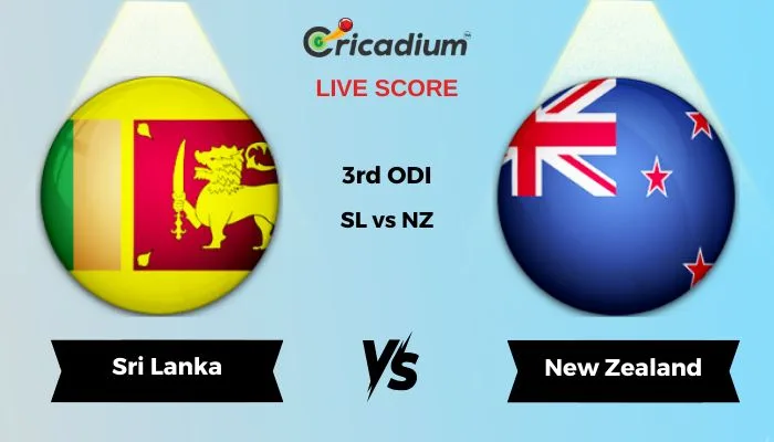 New Zealand tour of Sri Lanka 2024 3rd ODI SL vs NZ Live Score