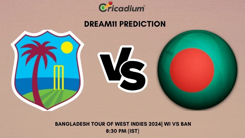 WI vs BAN Dream11 Prediction 2nd Test Bangladesh tour of West Indies 2024