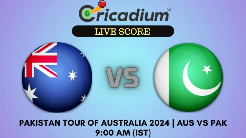 Pakistan tour of Australia 2024 2nd ODI AUS vs PAK Live Score