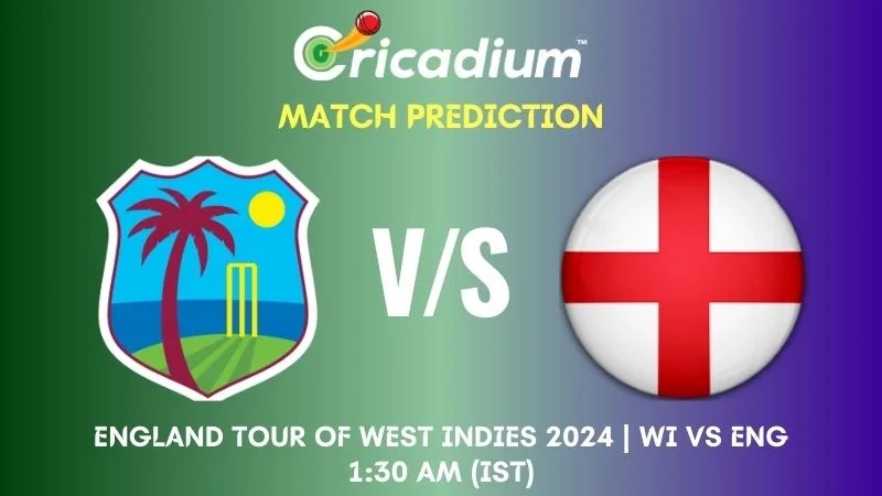 WI vs ENG Match Prediction 1st T20I England tour of West Indies 2024