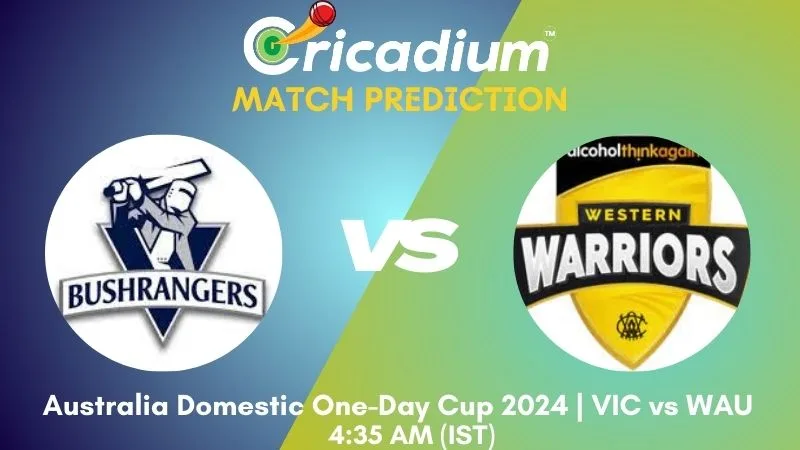 VIC vs WAU Match Prediction 13th ODI Australia Domestic One-Day Cup 2024