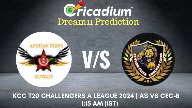 AS vs CEC-B Dream11 Prediction 18th T20I KCC T20 Challengers A League 2024