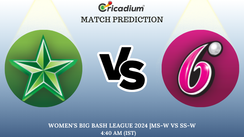 MS-W vs SS-W Match Prediction 18th T20I WBBL 2024