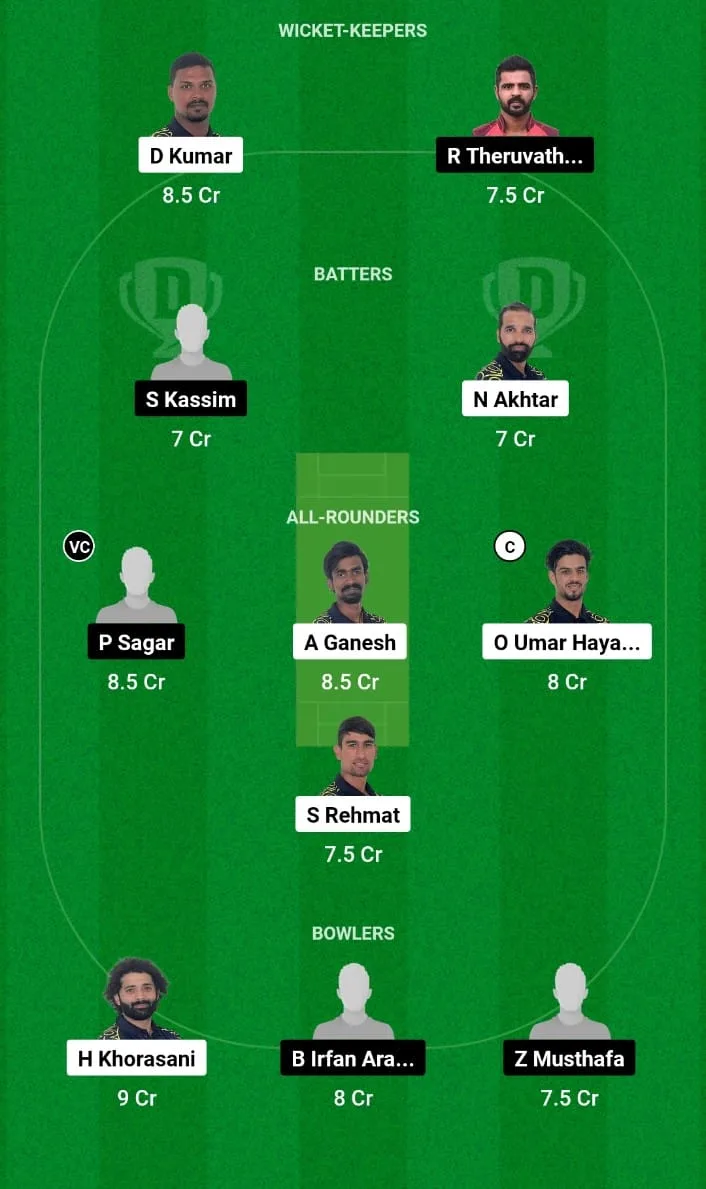 HUR vs TCC Dream11 Prediction 25th T20I Qatar T20 Pro League 2024