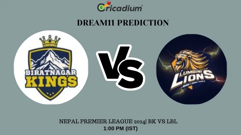 BK vs LBL Dream11 Prediction 7th T20I Nepal Premier League 2024