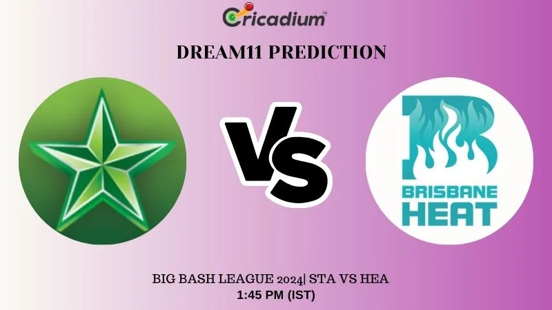 STA vs HEA Dream11 Prediction Today Big Bash League 2024 Match 4