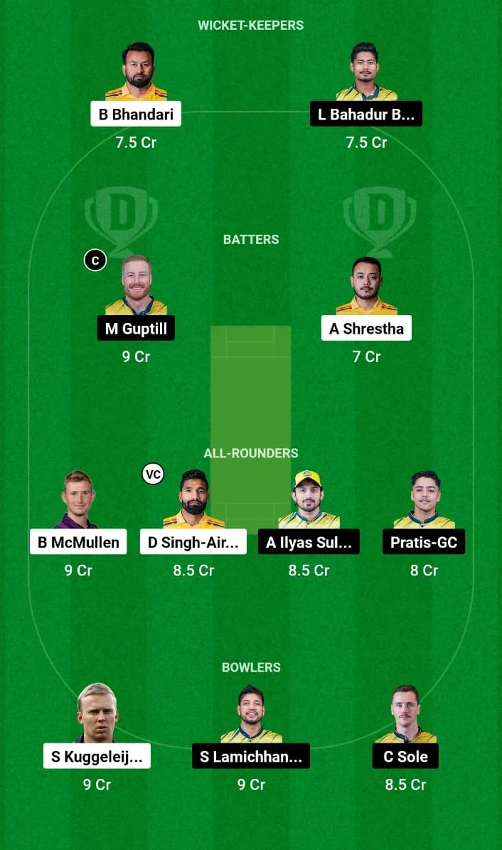 SPR vs BK Dream11 Prediction 4th T20I Nepal Premier League 2024