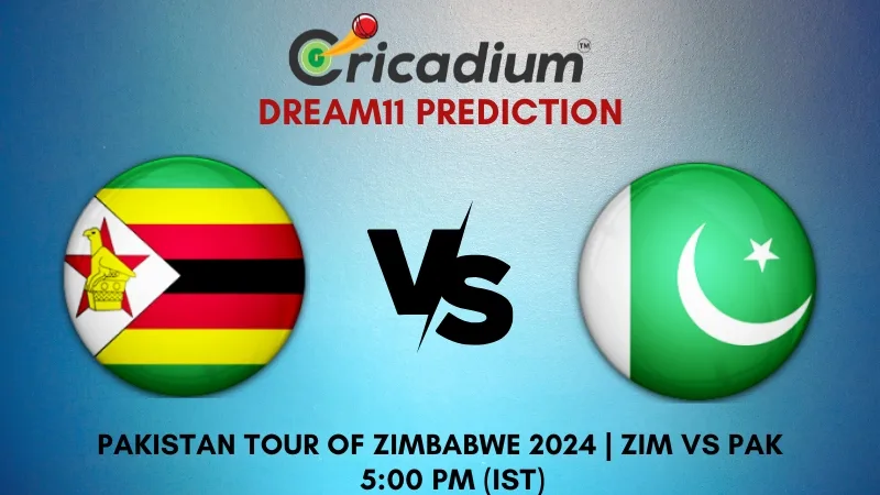 ZIM vs PAK Dream11 Prediction 2nd T20I Pakistan tour of Zimbabwe 2024