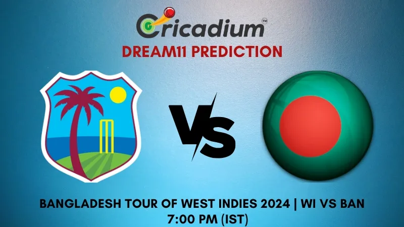 WI vs BAN Dream11 Prediction 2nd ODI Bangladesh tour of West Indies 2024