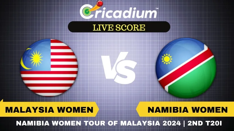 Namibia Women tour of Malaysia 2024 2nd T20I MAL-W vs NAM-W Live Score