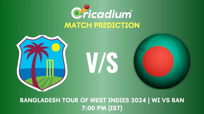 WI vs BAN Match Prediction 3rd ODI Bangladesh tour of West Indies 2024