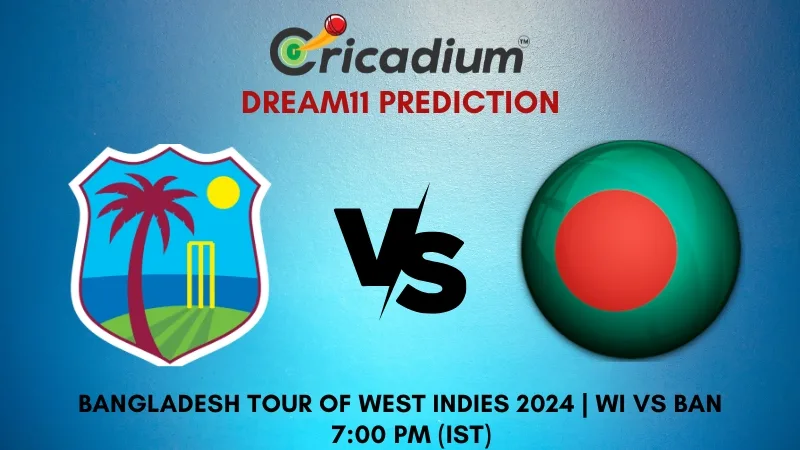 WI vs BAN Dream11 Prediction 3rd ODI Bangladesh tour of West Indies 2024