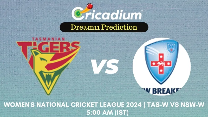 TAS-W vs NSW-W Dream11 Prediction Today Women's National Cricket League 2024 14th ODI