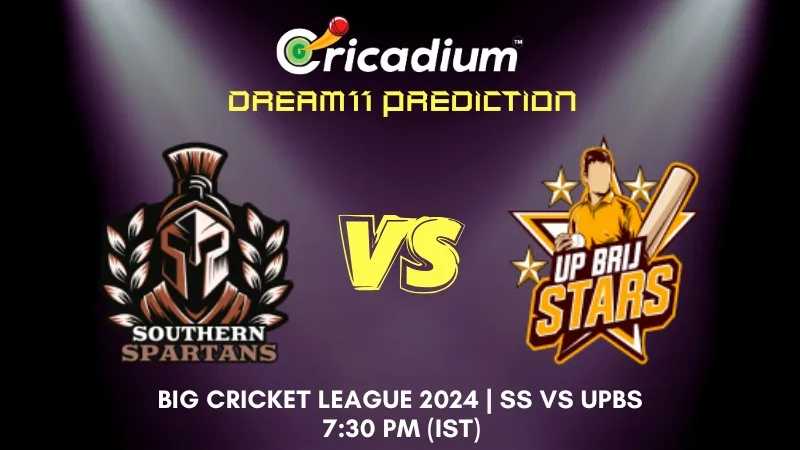 SS vs UPBS Dream11 Prediction Today Big Cricket League 2024 8th T20I