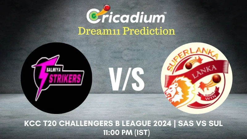 SAS vs SUL Dream11 Prediction KCC T20 Challengers B League 2024 4th T20I