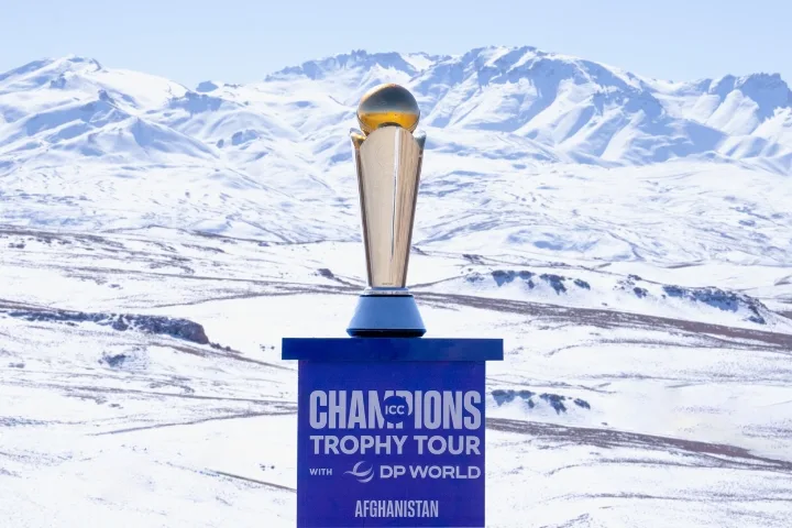 ICC Champions Trophy Trophy Tour Reaches Afghanistan