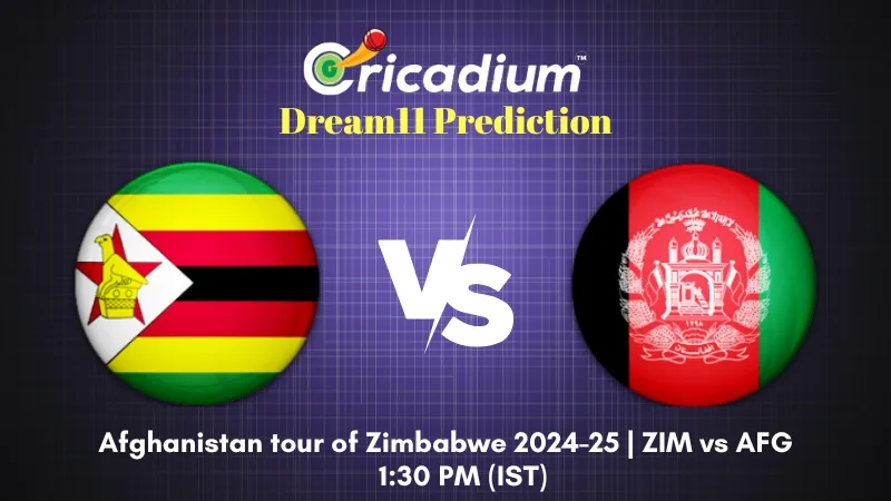 ZIM vs AFG Dream11 Prediction 2nd Test of Afghanistan tour of Zimbabwe 2024-25