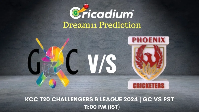 GC vs PST Dream11 Prediction 7th T20I of KCC T20 Challengers B League 2024-25